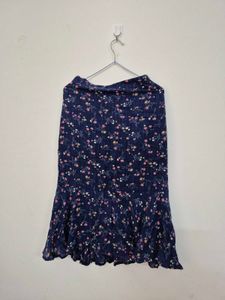 Floral Print Skirt