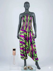 Boho Smocked Jumpsuit