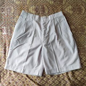 White Half Pant