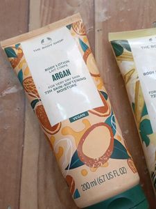 The Body Shop Argan &amp; Moringa Lotions