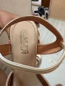 Elegant Rose Gold Strappy Heels