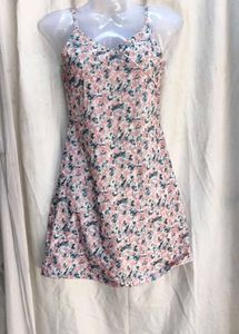 I. Floral Print Mini Dress