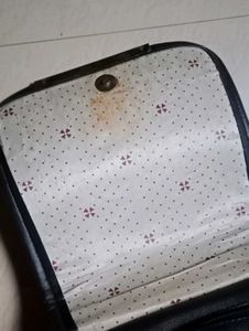 Classic Black Faux Leather Backpack