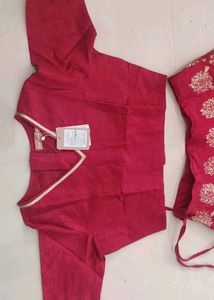 Red &amp; Gold Lehenga Choli With Tags Intact