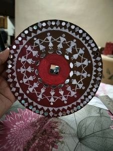 Warli Painted Plate