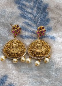 Exquisite Lakshmi Jhumka Earrings