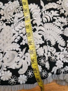 Elegant Black &amp; White Floral Dress (size 26)