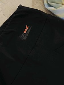 Black Cargo Style Pants