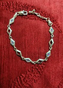Elegant pure silver Diamond Bracelet