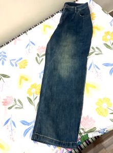 Wide Leg Denim Jeans