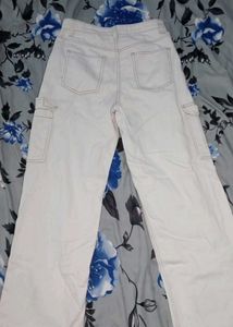 H&amp;M Light Beige Cargo Pants