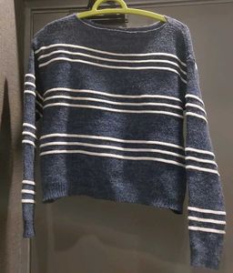 Striped Knit Sweater