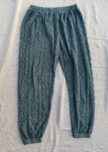 Cozy fur Cable Knit Pajama Set