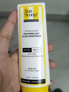 Sun Scoop Featherlight Fluid Sunscreen SPF 50+