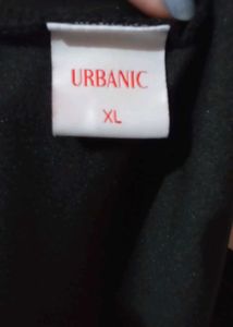 Urbanic Black Pinafore Dress With Adjustable Strap