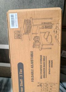 Countertop Organizer Rack 3 Tier Multipurpose Corn