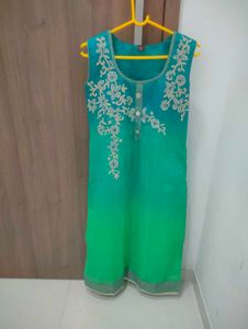 Elegant Teal Green Kurta Set with Dupatta
