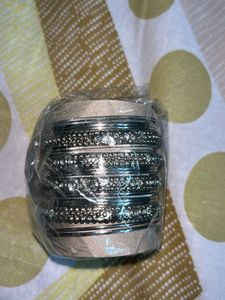 Silver Bangles Set