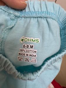Cute Baby Footed Pant Set Of 2