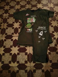 Kids Space Theme Cotton Outfit 5 to 4 year old bab