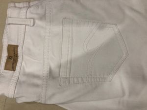 Ripped White Jeans