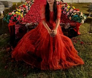Stunning Red Sequin Gown