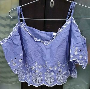 Cold Shoulder Crop Top - L Size