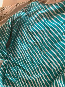Striped Turquoise Kurta