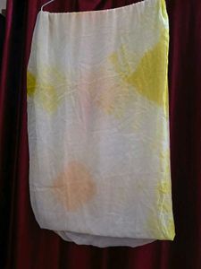 Elegant Dupatta with Kurti - Yellow Toned