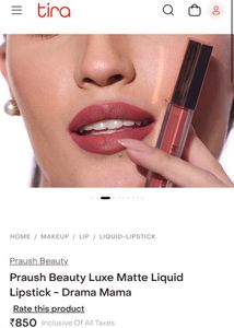 PRAUSH luxe matte lipstick