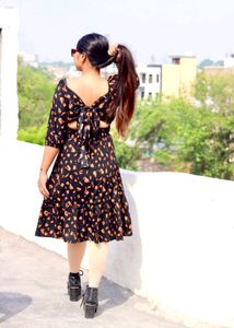 Cute Printed One Piece Dress 👗
