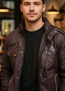 Unique Vintage-Inspired Bomber/Racer Jacket!