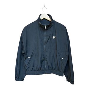 GUESS Korea Women’s Mesh-Lined Nylon Windbreaker