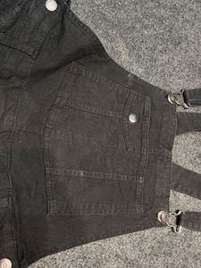 Next Carbon Black Overalls - Stretchable &amp; Trendy