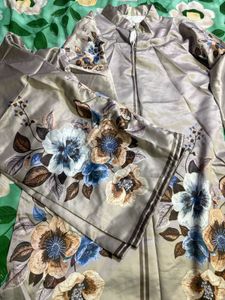 Elegant Floral Printed Kurta Set