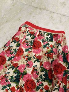 Beautiful Floral Print Ethnic Skirt