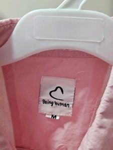 original branded Pink "Being Human" Casual Shirt