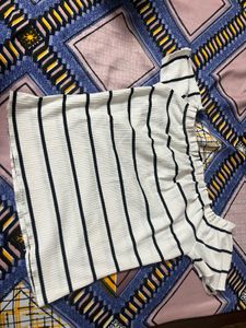 Striped Off-the-Shoulder Top