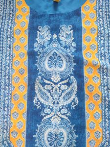 Blue Colour Kurta L Size