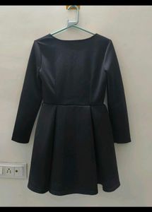 Chic Black Fit and Flare Dress