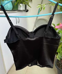 H&amp;M Black Lace Corset Top