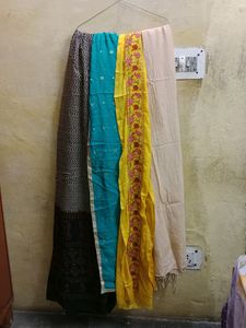 Different Types Dupattas Set Of 4🔥