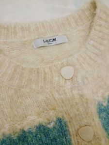 Colorblocked Knit Cardigan