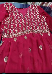 Elegant Maroon Ethnic Gown