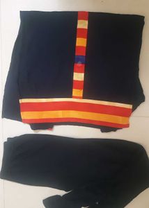 Vintage Black Kurtha With Leggins