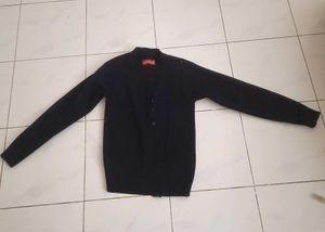 Classic Blue Cardigan with FLAWS