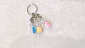 Cute Glitter Charm Keychain