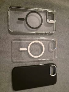 iPhone 17E/16E Case with MagSafe Ring combo of 3