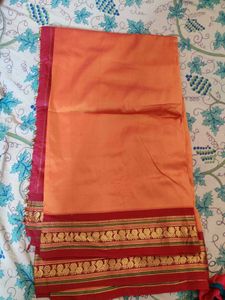 Handloom kanchi silk cotton saree.