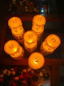 Set of 6 LED Flameless Candles light